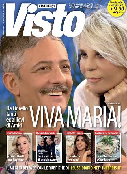 Visto – 21 Dicembre 2023 Cover
