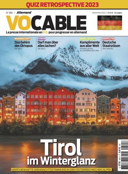 Vocable Allemand – Decembre 2023 Cover