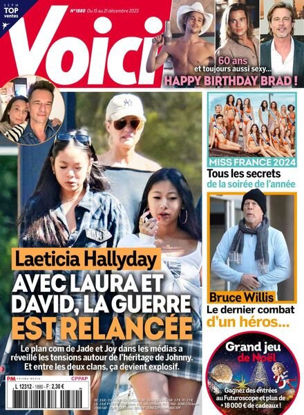 Voici – 15 Decembre 2023 Cover