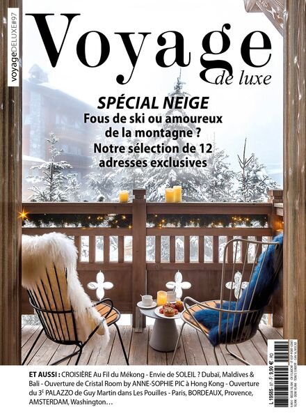 Voyage de Luxe – Decembre 2023 Cover