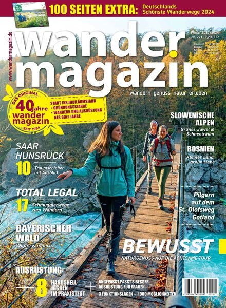 Wandermagazin – Winter 2023-2024 Cover
