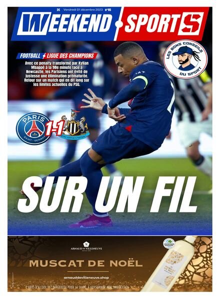 Week-end Sports – 2 Decembre 2023 Cover