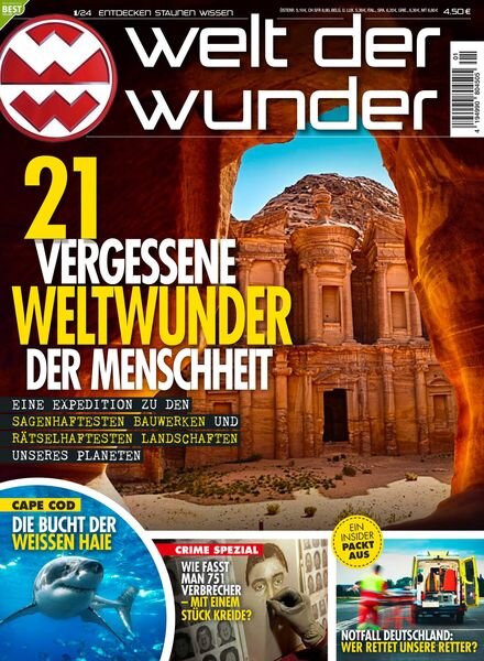 Welt der Wunder – Januar 2024 Cover