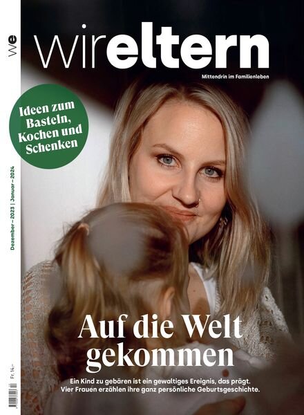 Wir Eltern – Dezember 2023 – Januar 2024 Cover