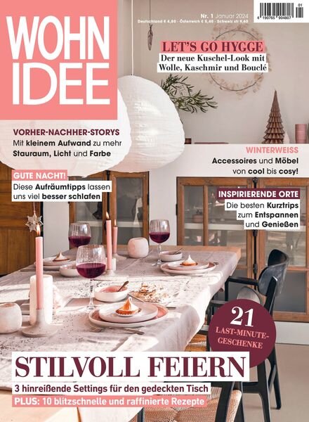 Wohnidee – Januar 2024 Cover