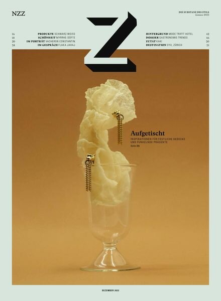 Z die Substanz des Stils – Dezember 2023 Cover