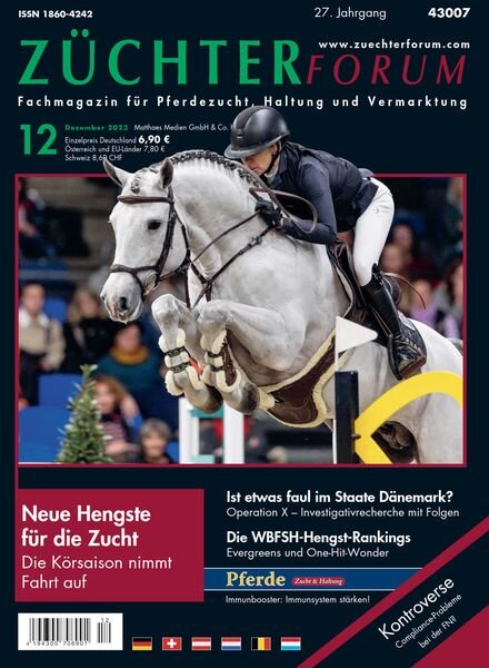 Zuchterforum – Dezember 2023 Cover