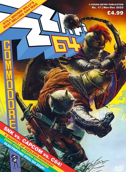 ZZAP! 64 Magazine – Issue 17 – November-December 2023 Cover