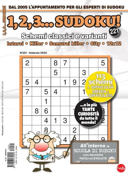 123 Sudoku – Febbraio 2024 Cover