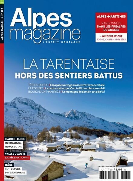 Alpes Magazine – Janvier-Fevrier 2024 Cover