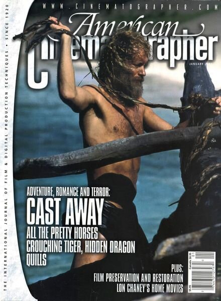 American Cinematographer – January 2001 Cover