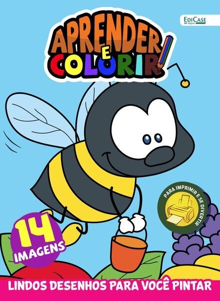 Aprender e Colorir – Janeiro 2024 Cover