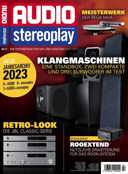 Audio Stereoplay – Februar 2024 Cover