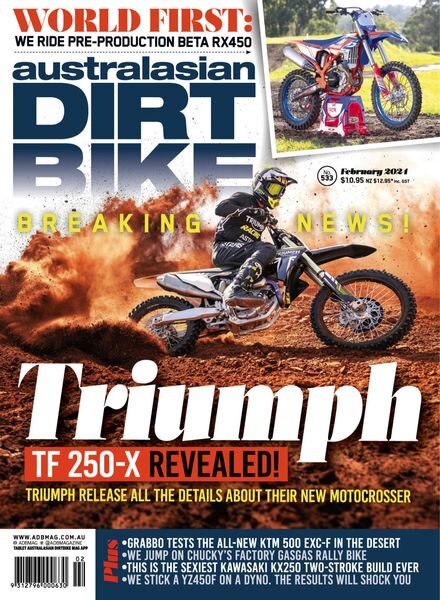 Australasian Dirt Bike – Issue 533 – February 2024 Cover
