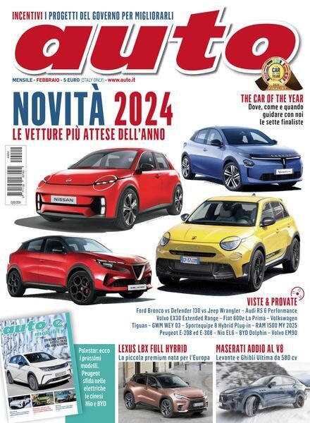 Auto – Febbraio 2024 Cover