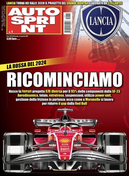 Auto Sprint N1 – 2 Gennaio 2024 Cover