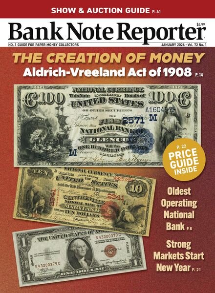 Bank Note Reporter – January 2024 Cover