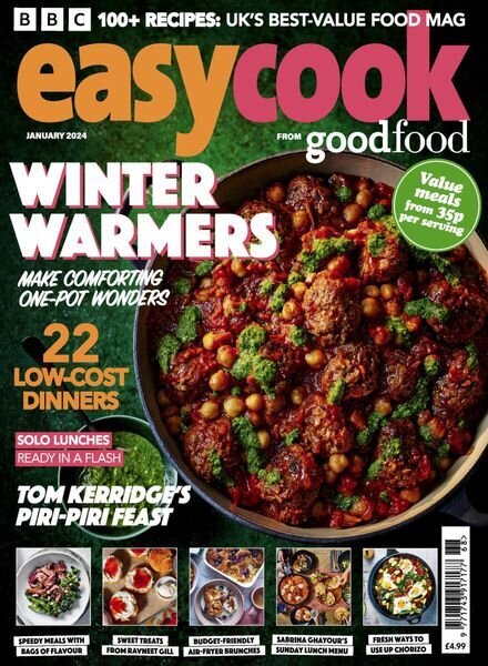 BBC Easy Cook UK – January 2024 Cover