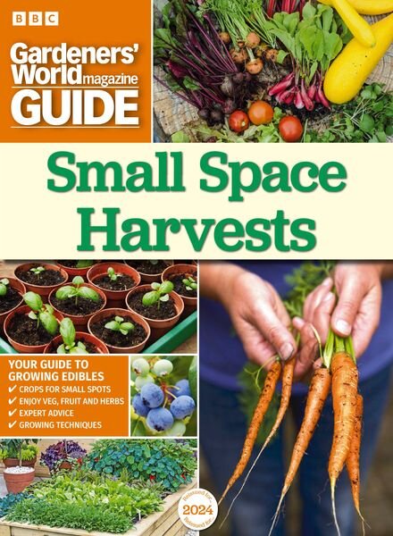 BBC Gardeners World Specials – Small Space Harvests – January 2024 Cover