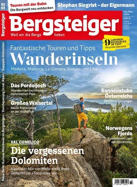 Bergsteiger – Februar-Marz 2024 Cover