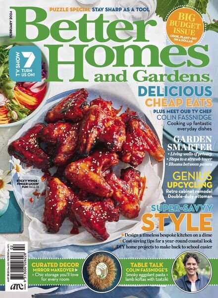 Better Homes and Gardens Australia – February 2024 Cover
