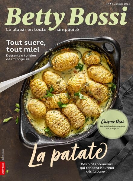 Betty Bossi edition francaise – Janvier 2024 Cover