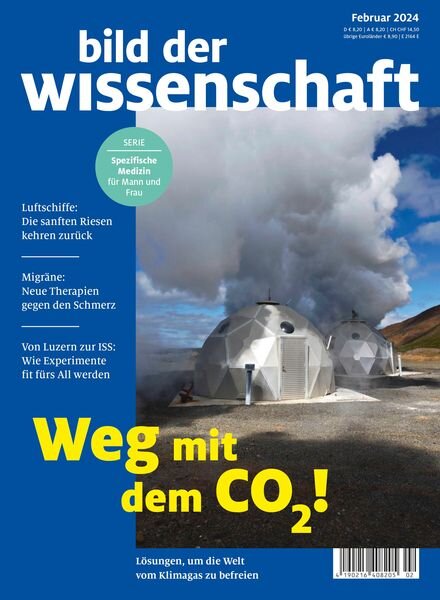 Bild der Wissenschaft – Februar 2024 Cover