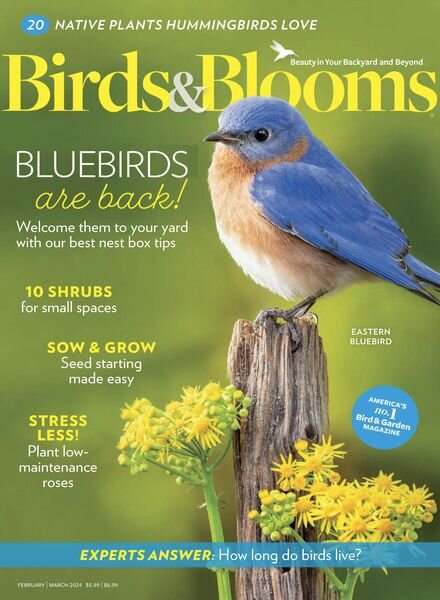 Birds & Blooms – February-March 2024 Cover