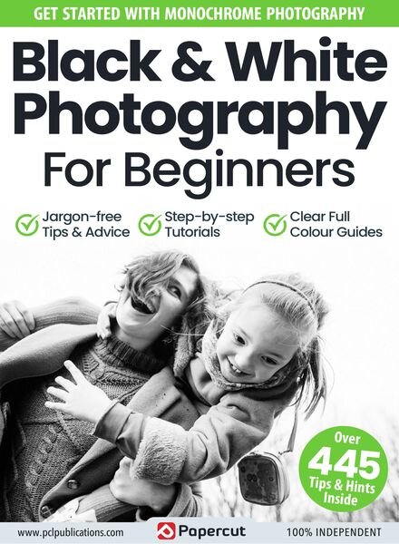 Black & White Photography For Beginners – January 2024 Cover