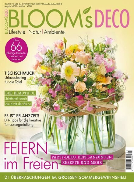 Bloom’s Deco – Mai-Juni 2022 Cover