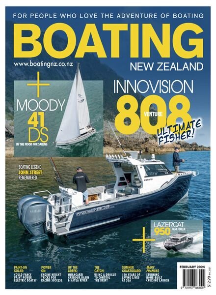 Boating New Zealand – February 2024 Cover