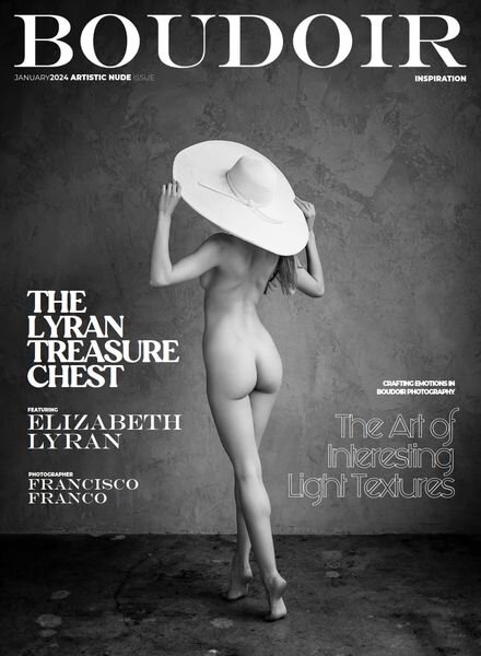 Boudoir Inspiration – January 2024 Artistic Nude Issue Cover