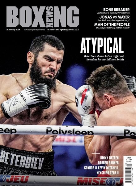 Boxing News – 18 January 2024 Cover