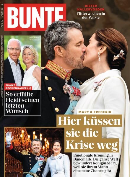 Bunte – 18 Januar 2024 Cover