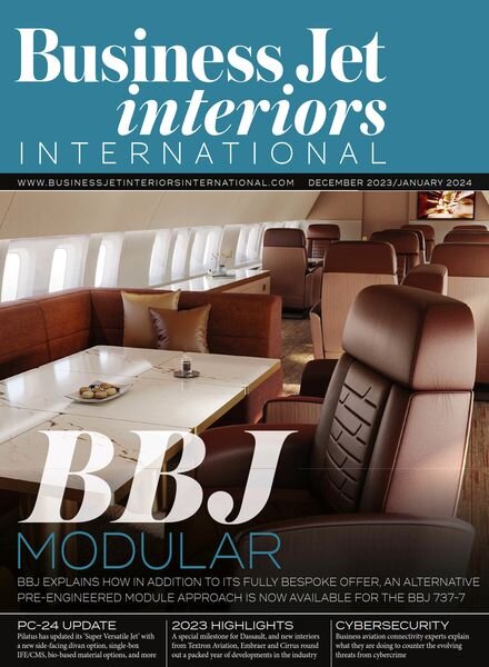 Business Jet Interiors International – December 2023-January 2024 Cover
