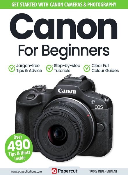 Canon For Beginners – January 2024 Cover