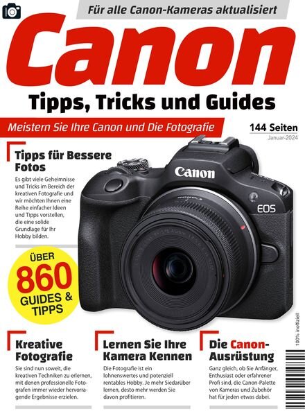 Canon Tipps Tricks und Guides – Januar 2024 Cover