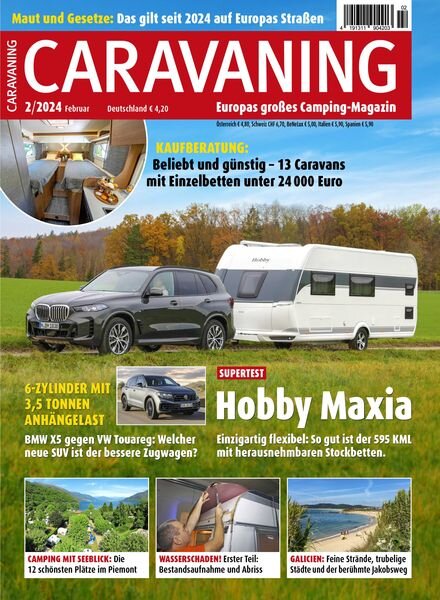 Caravaning – Februar 2024 Cover