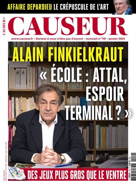 Causeur – Janvier 2024 Cover