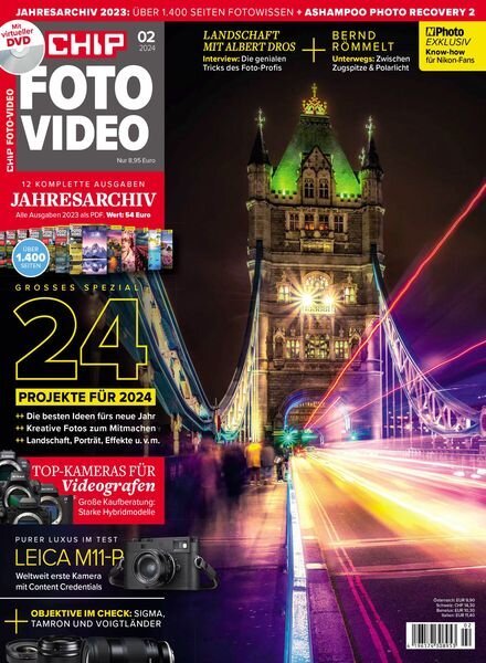 Chip Foto Video Germany – Februar 2024 Cover