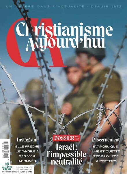 Christianisme Aujourd’hui – Janvier 2024 Cover