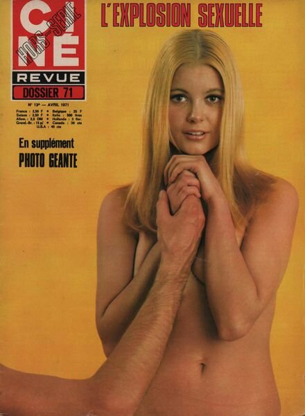 Cine – Hors-Serie Revue Dossier 71 – N 13-A Avril 1971 Cover