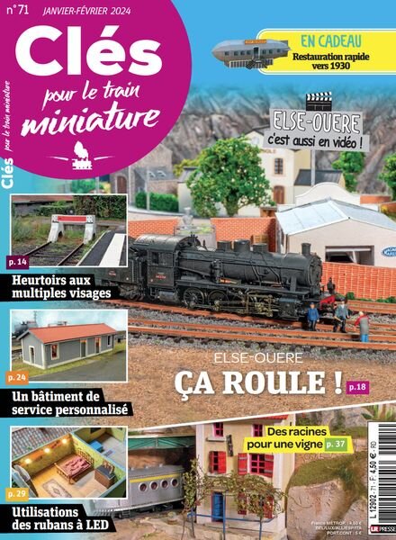Cles pour le train miniature – Janvier-Fevrier 2024 Cover