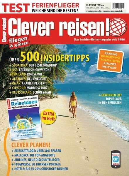 Clever reisen! – Januar 2024 Cover