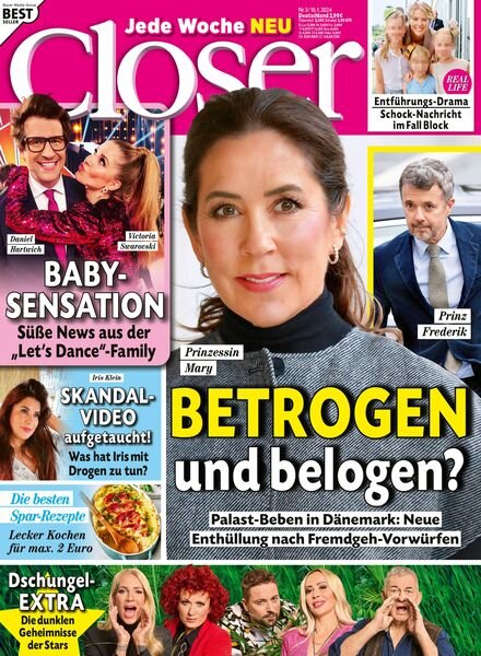 Closer Germany – 10 Januar 2024 Cover