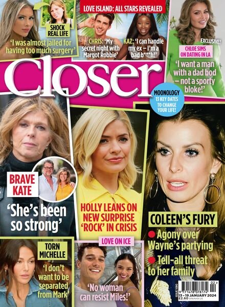 Closer UK – Issue 1090 – 13 January 2024 Cover