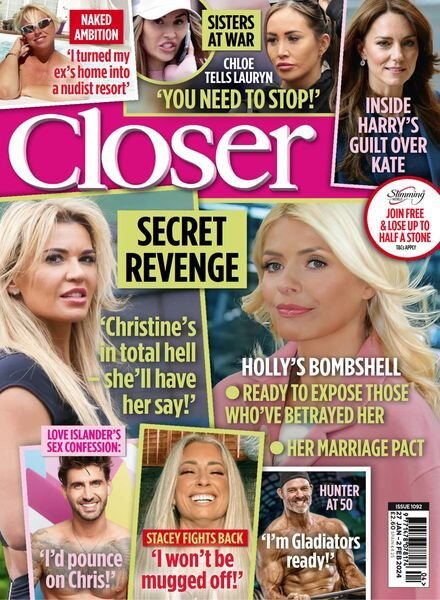 Closer UK – Issue 1092 – 27 January 2024 Cover