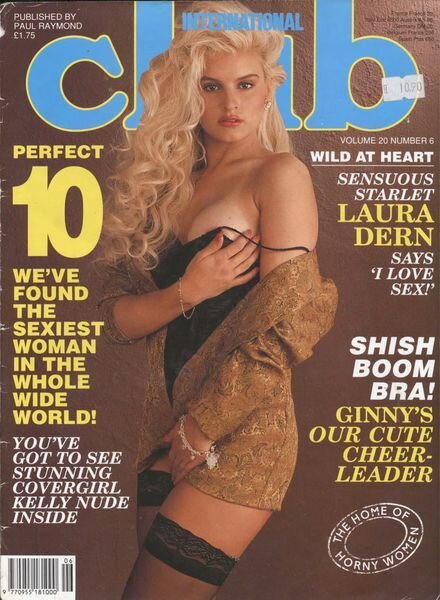 Club International UK – Volume 20 Number 6 1991 Cover