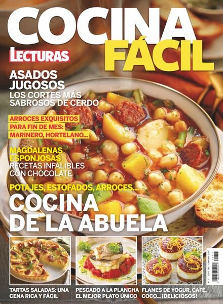 Cocina Facil Espana – Enero 2024 Cover