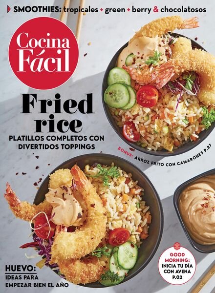 Cocina Facil Mexico – Enero 2024 Cover